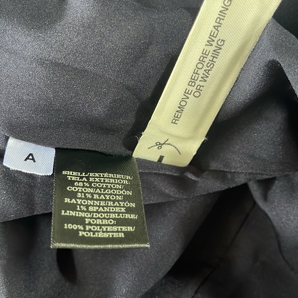 Ann Taylor Striped Pencil Skirt 8 - Picture 8 of 8